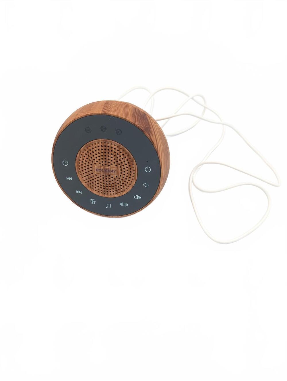 HOUSBAY Wood Grain White Noise Sound Machine for Sleep Baby Adult — Mint!